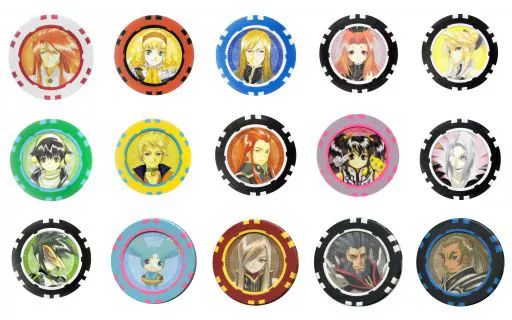 小物 キャラクター 全15種セット テイルズ オブ ジ アビス アートチップコレクション テイルズ オブ フェスティバル 2018グッズ