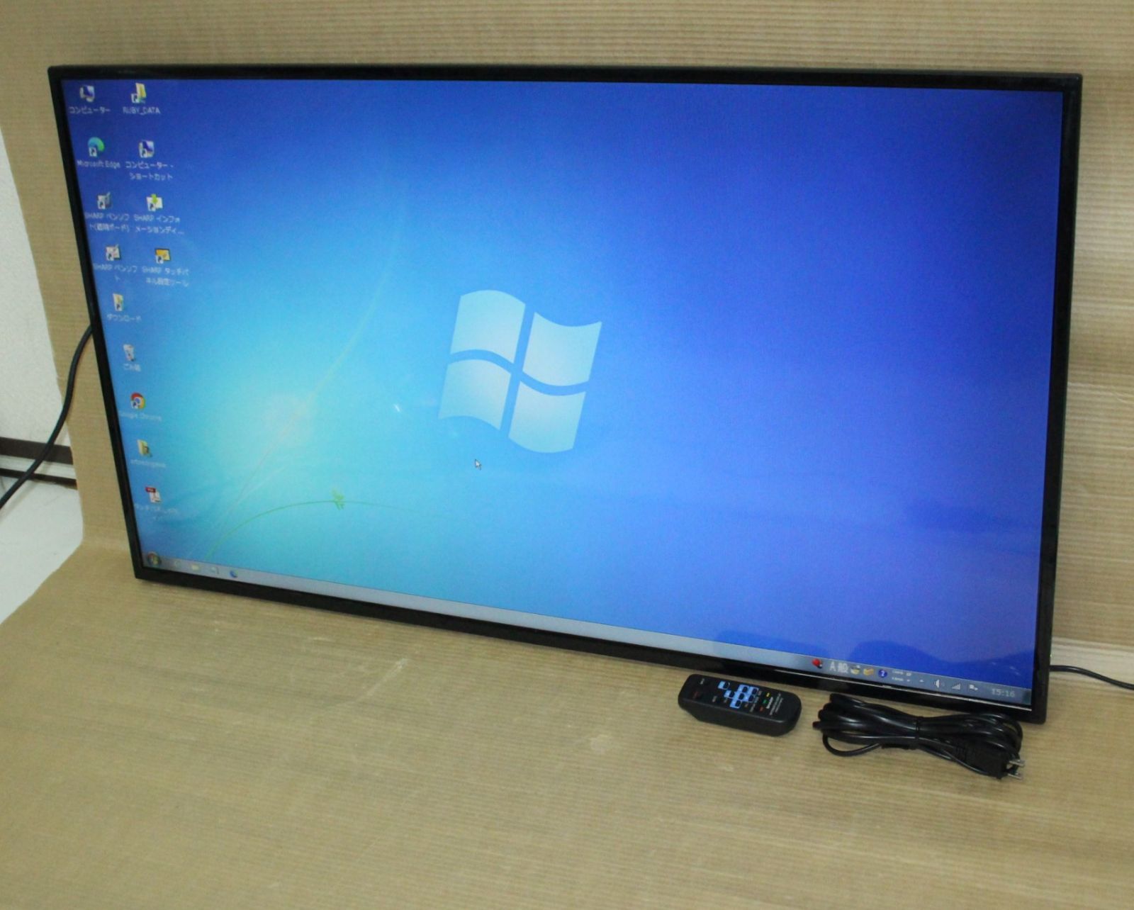76132☆SHARP 43型LED液晶ディスプレイ PN-W435A - メルカリ