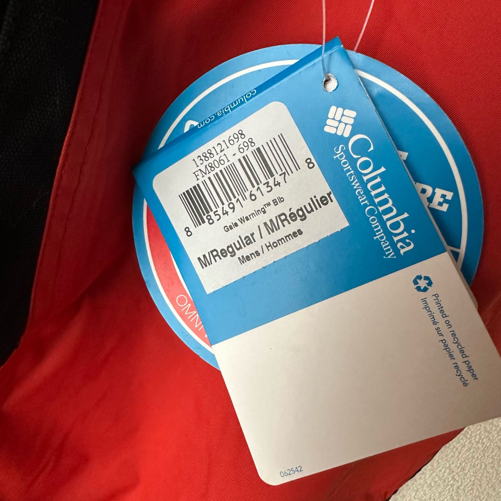 Columbia PFG Gale Warning Bib OMNI HEAT フィッシングビブパンツ BLACK RED