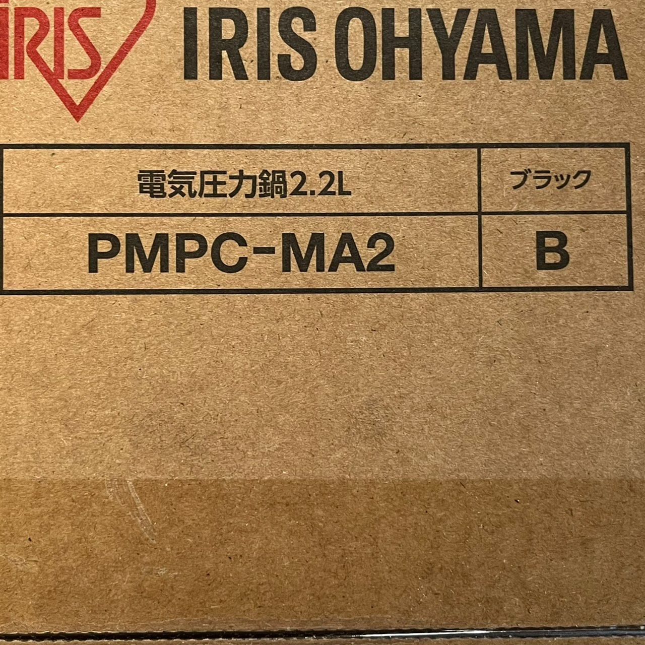 アイリスオーヤマ 電気圧力鍋 2.2L ブラック PMPC-MA2-B