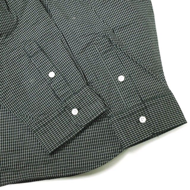 SSZ x MIN-NANO エスエスズィー ミンナノ 23AW 別注 BLACK CHECK SHIRT ブラックチェック オーバーサイズBDシャツ 11-11-0635-139 L BLACK 長袖 BEAMS ボタンダウン トップス g15998