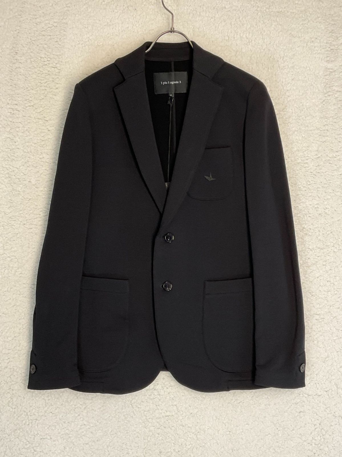 【未使用品】1PIU1UGUALE3 イージー2Bジャケット サイズ4 未使用 1piu1uguale3 ウノピゥウノウグァーレトレ 5 ブラック EASY 2B