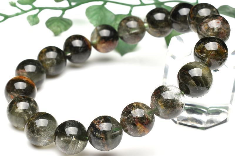 【１点物】濃密内包 ガーデンクォーツ　11mm　ブレスレット  パワーストーン 天然石 _U6186