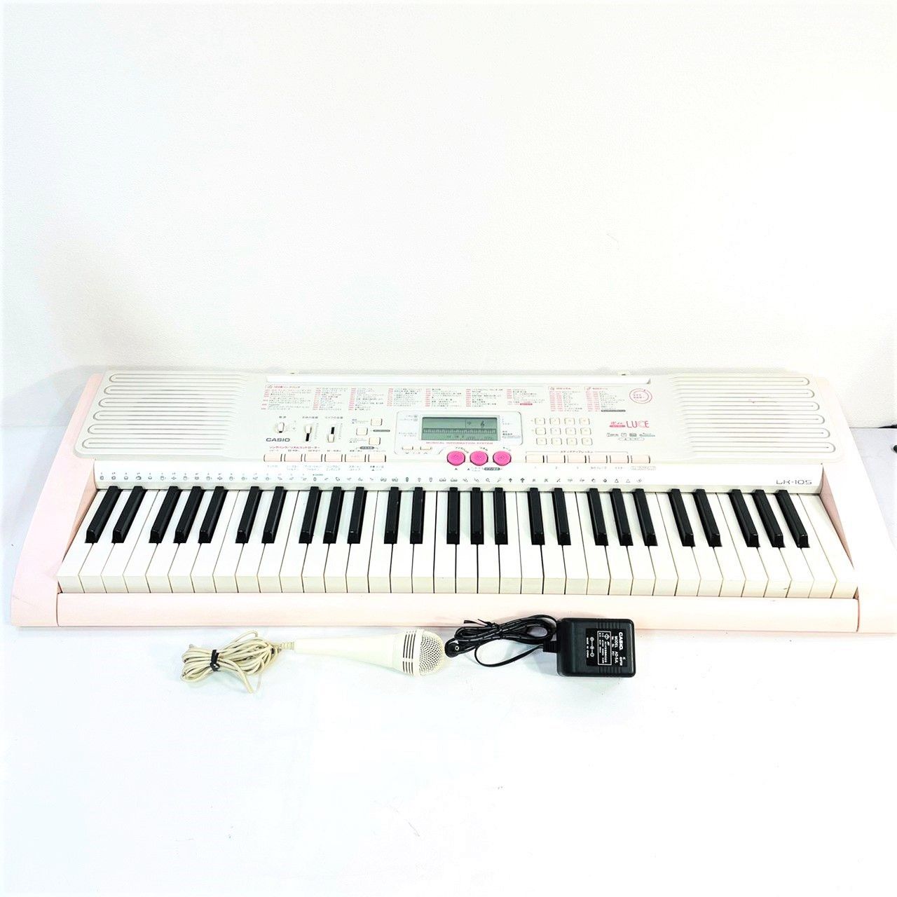 CASIO LK-105 電子ピアノ 光ナビ LUCE - 楽器/器材