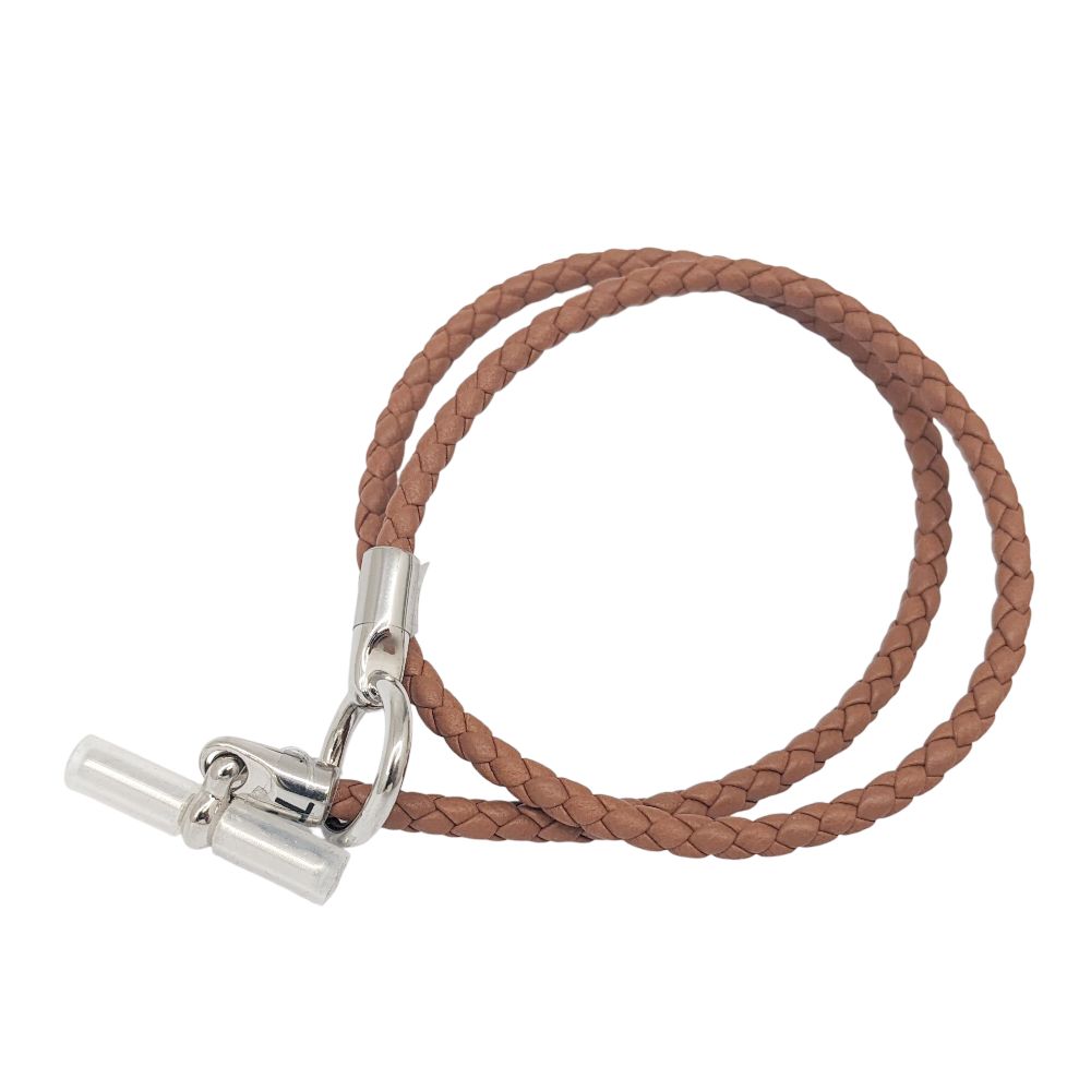HERMES グレナン ドゥブルトゥール ブレスレット ブラウン ゴールド金具 楽天市場】エルメス HERMES ブレスレット グレナン ドゥブル