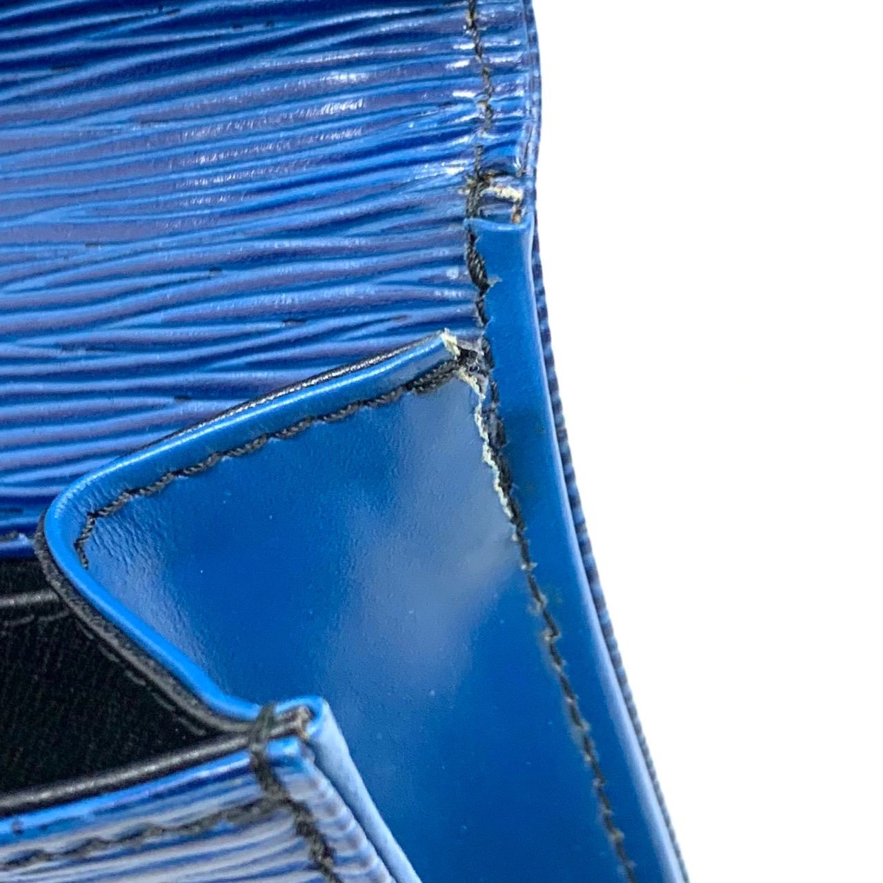 ルイヴィトン イエナ エピ レザー クラッチバッグ セカンドバッグ シリアル 売り切り☆ルイヴィトン エピ イエナ クラッチバック 青ブルー