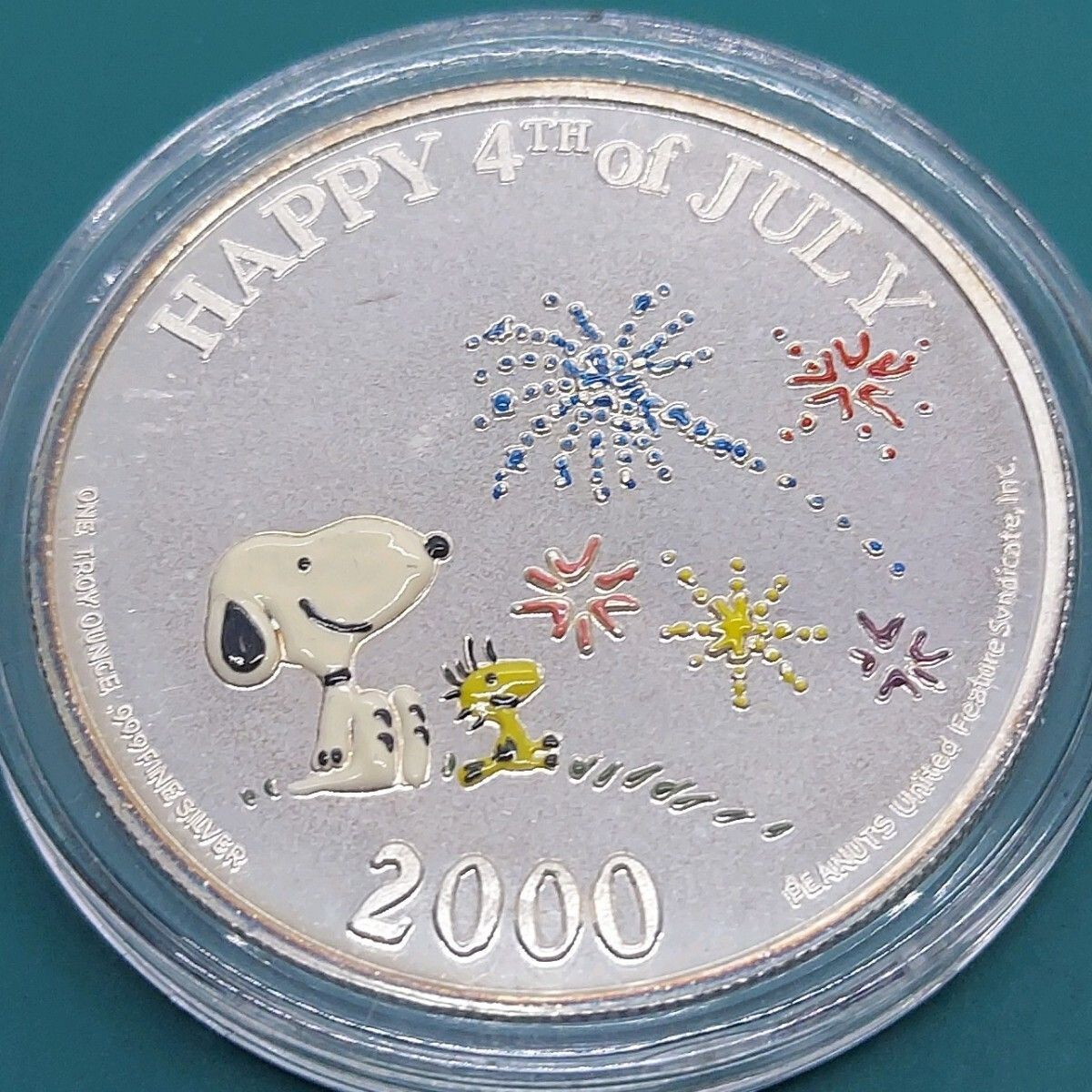スヌーピー銀貨 1トロイオンス