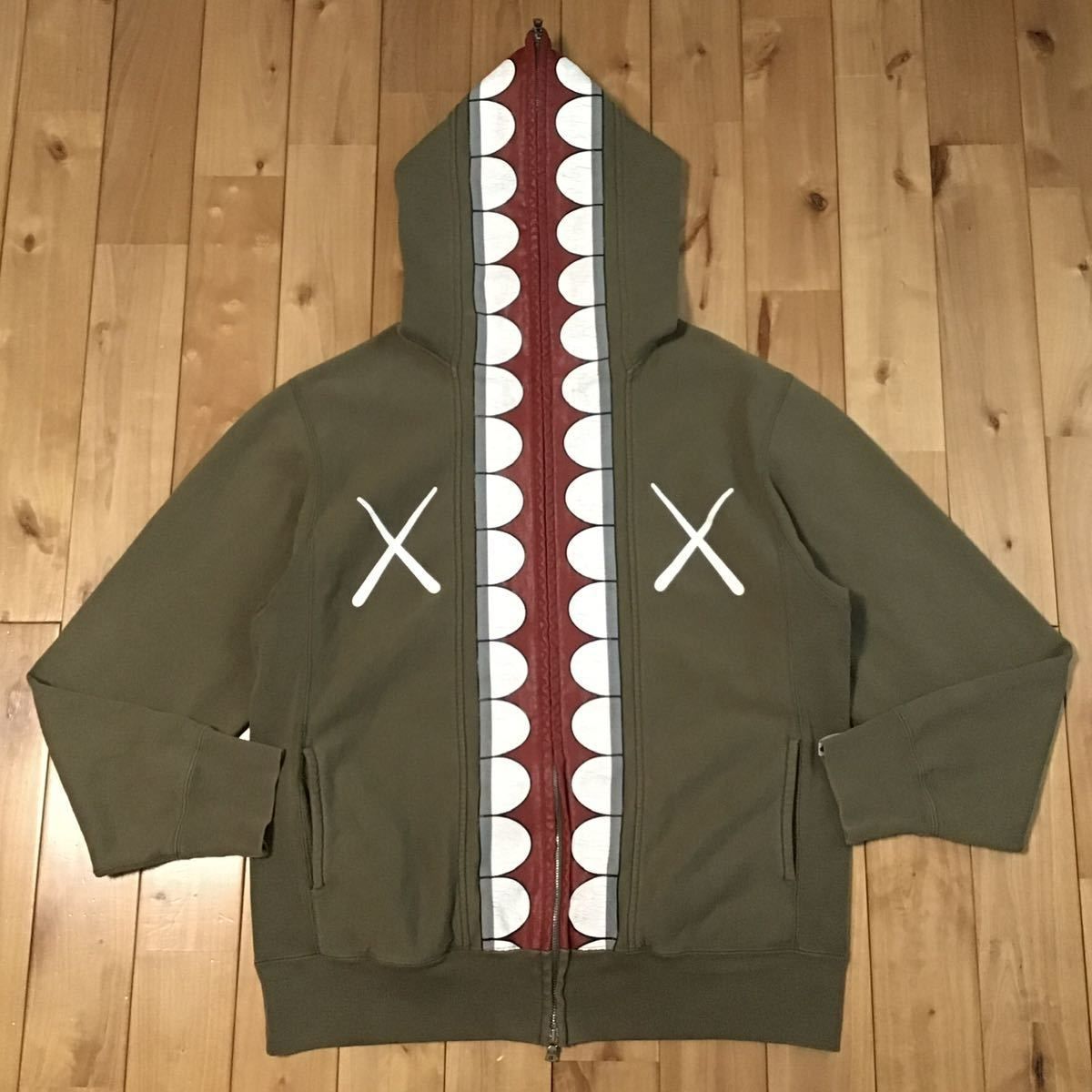 ☆激レア☆ KAWS CHOMPERS パーカー Mサイズ a bathing ape BAPE full