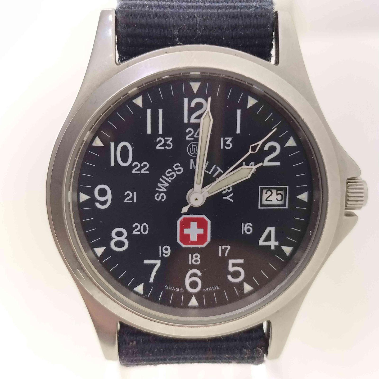 スイスミリタリー SWISS MILITARY 5304 SWISS MADE DATE クオーツ 