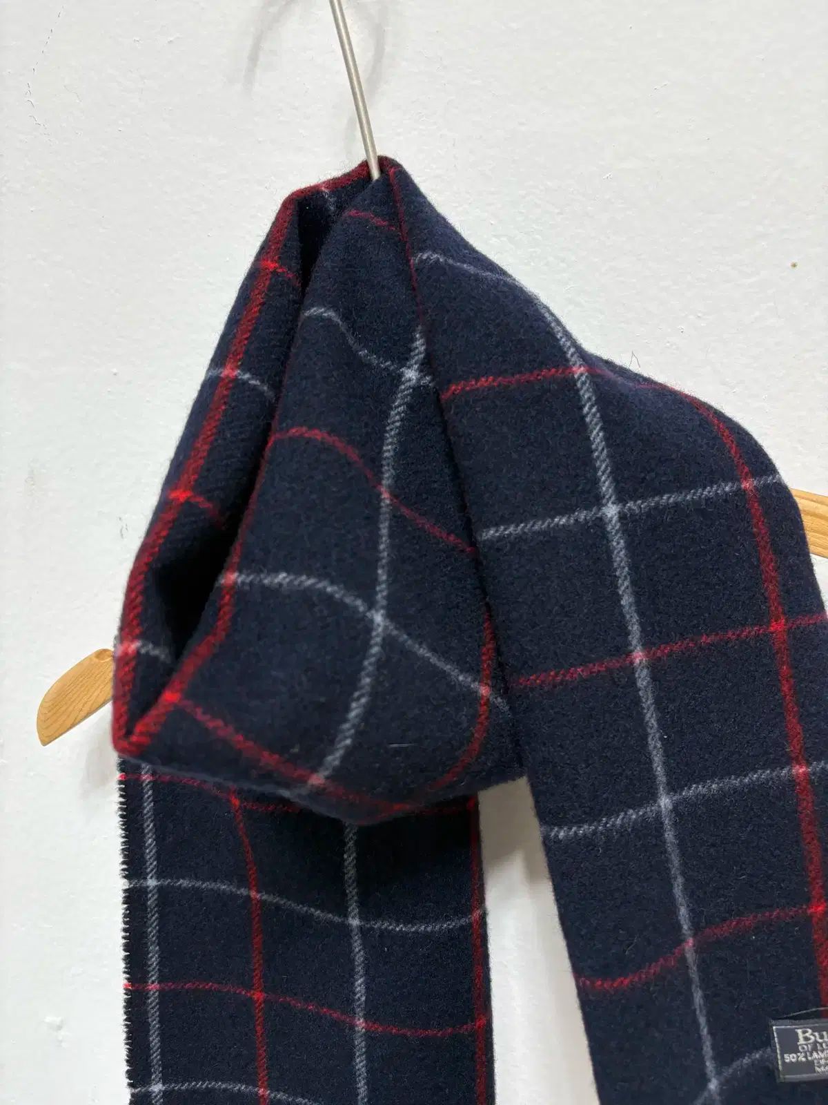 チェックマフラー