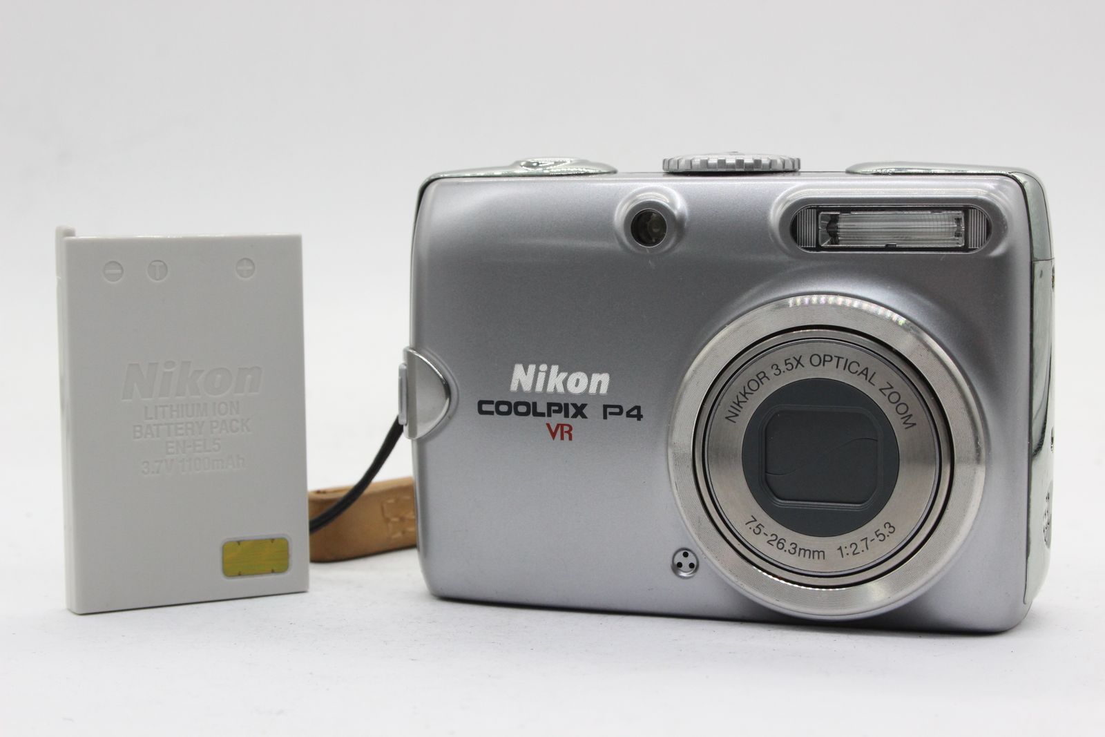 ニコン Nikon Coolpix P4 VR バッテリー3個 デジタルカメラ カメラ 