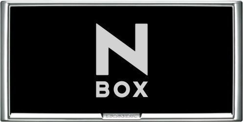 HONDA ホンダ 純正 NBOX N-BOX エヌボックス ライセンスフレーム（フロント・リア用）＋ナンバープレートロックボルトのセット 2015.8～次モデル | ナンバーフレーム ナンバープレートリム 車 ナ