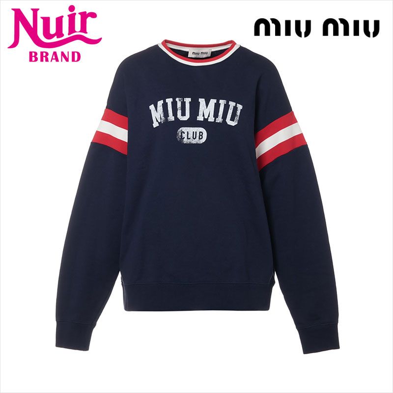 Miu Miu ミュウ ミュウ スウェット Size XS MJL870 22年 コットン×ポリウレタン