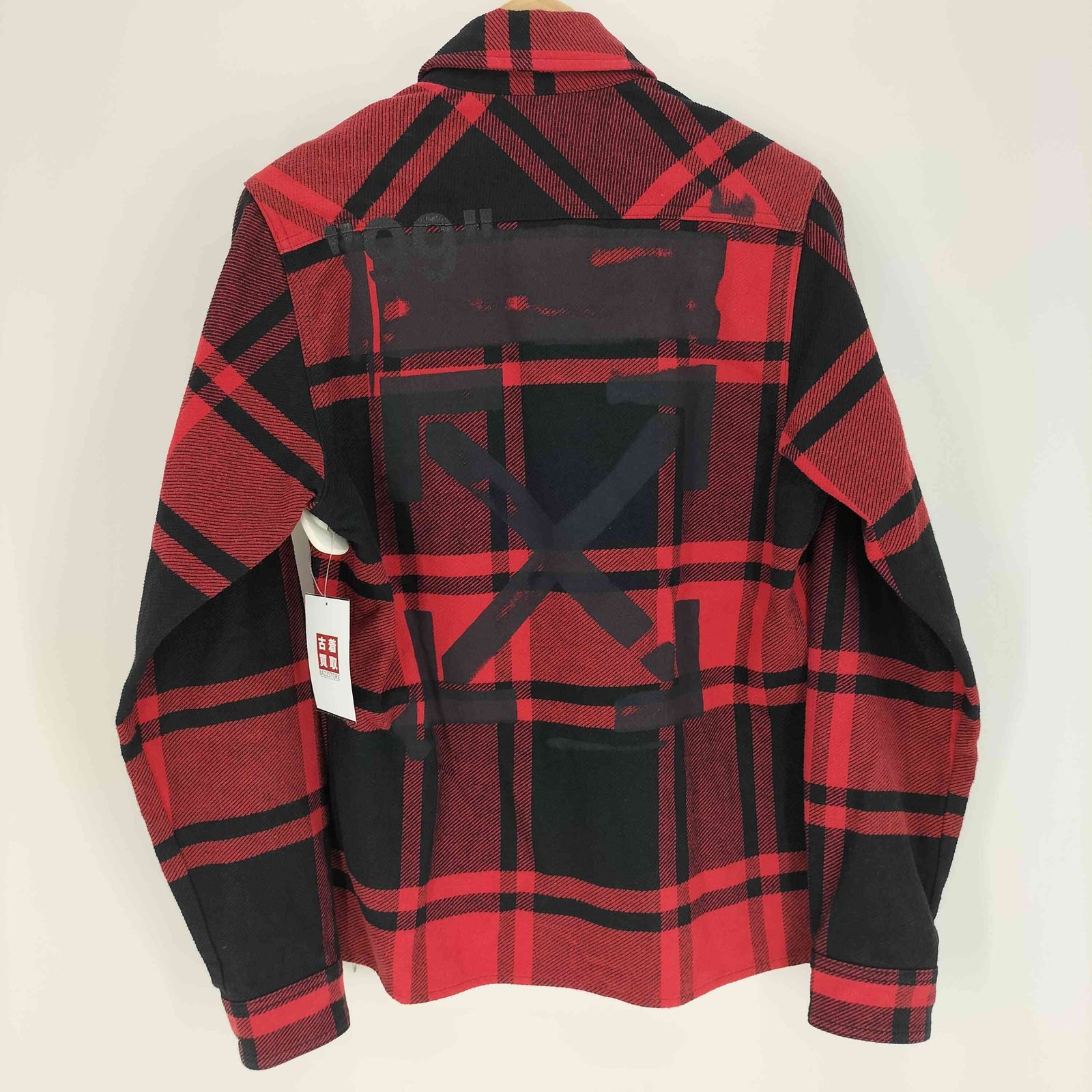 オフホワイト OFF-WHITE 19SS STENCIL FLANNEL SHIRT ステンシル