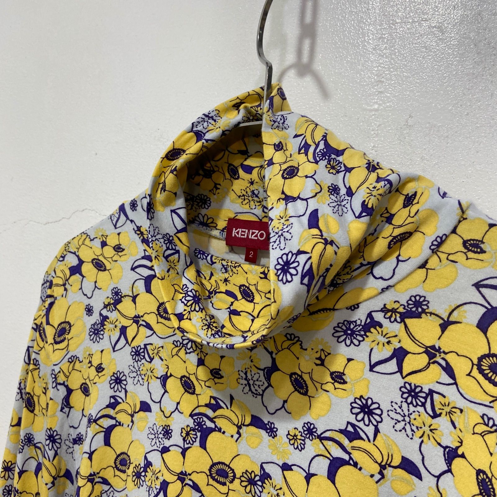 ☆KENZO golf☆ケンゾー☆タートルネックカットソー☆花柄☆フラワー