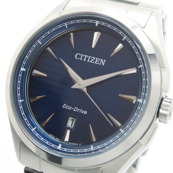 ◇1円◇稼働◇ シチズン エコドライブ 青 ソーラー メンズ 腕時計 514202