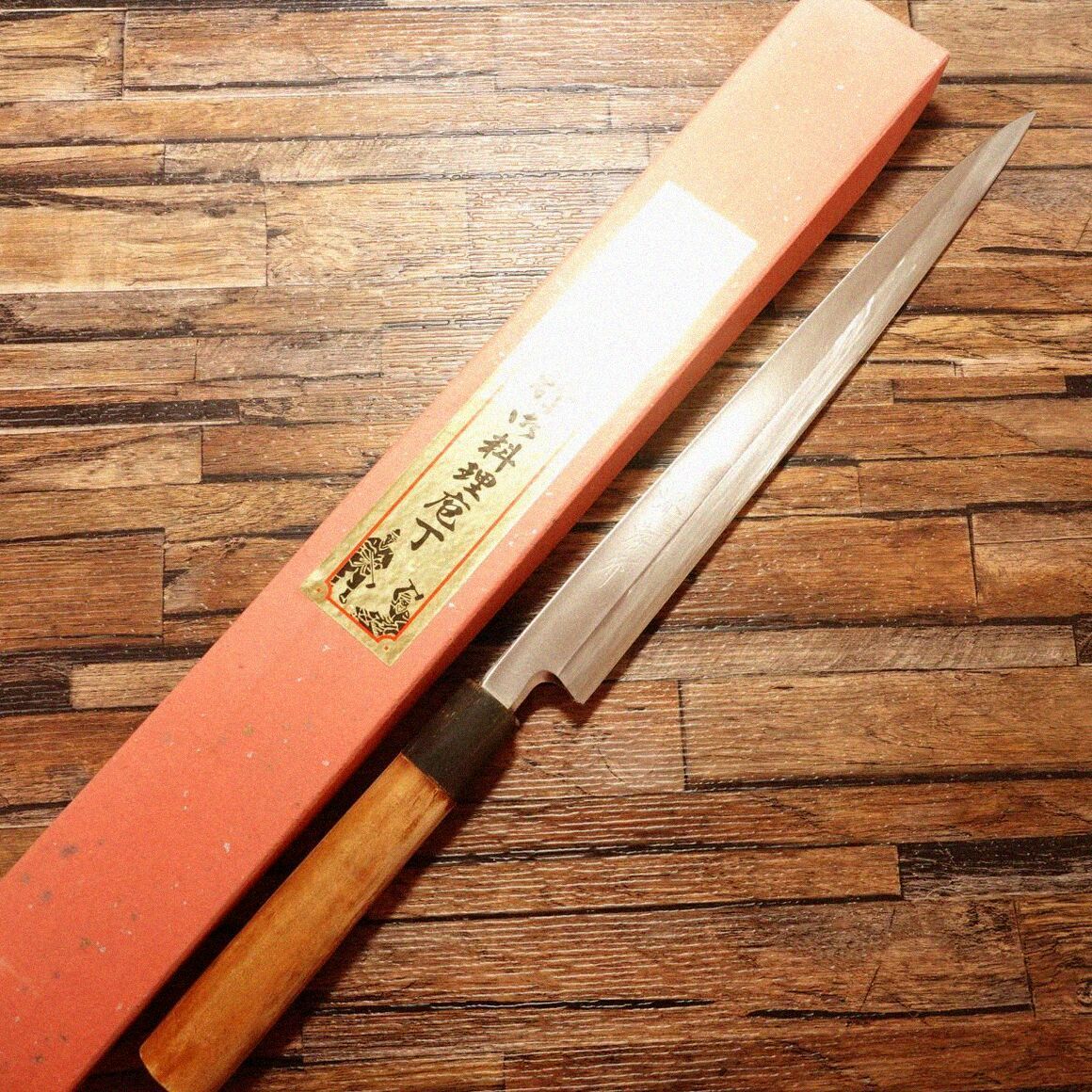 堺孝行 柳刃包丁 研ぎ済 水牛柄 銀三 銀紙三号 刺身包丁 ステンレス 尺 き 300mm