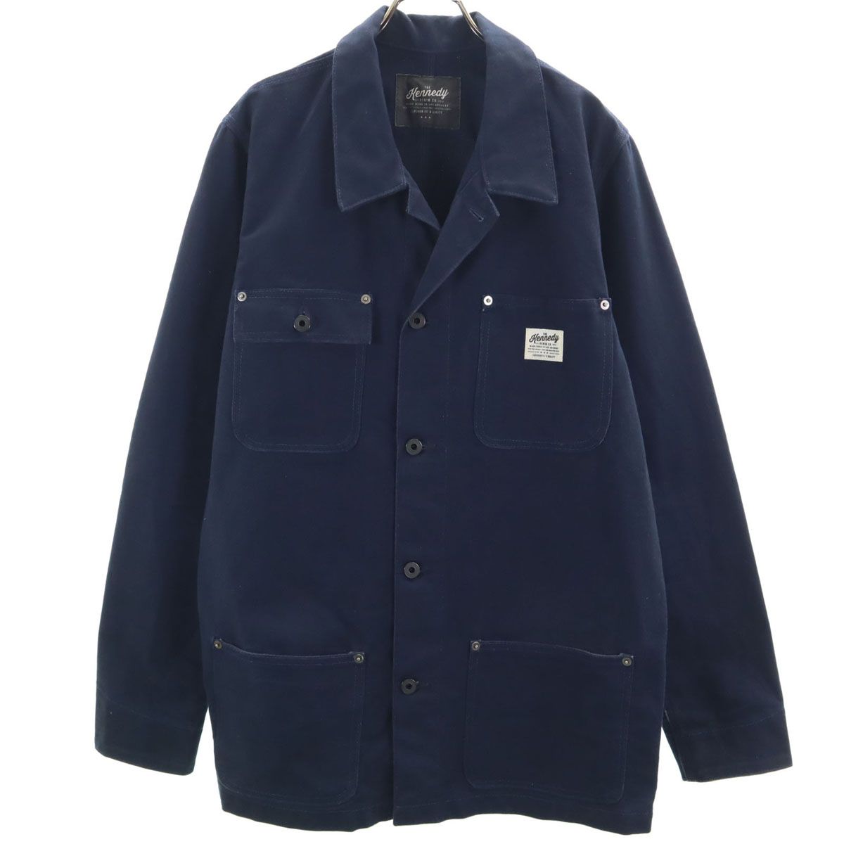 KENNEDY DENIM ケネディー アメリカ製 ジャケット XL ネイビー系 メンズ 古着