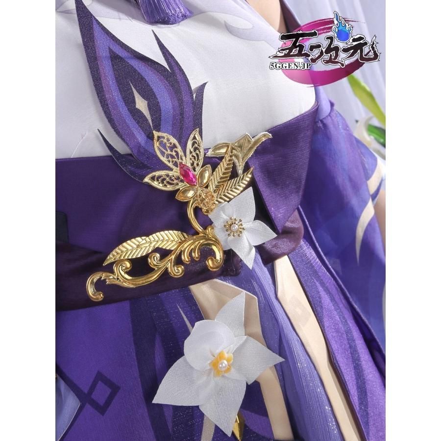 新品、未使用 三分妄想 原神 コスプレ 刻晴 コクセイ 衣装 ※靴