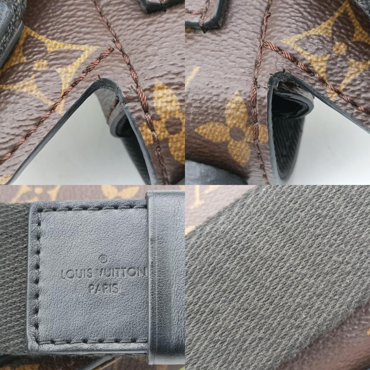 ルイヴィトンLouis VuittonSロックモノグラム|ブラウン系×ネオンイエローモノグラムキャンバスM45864ICチップ