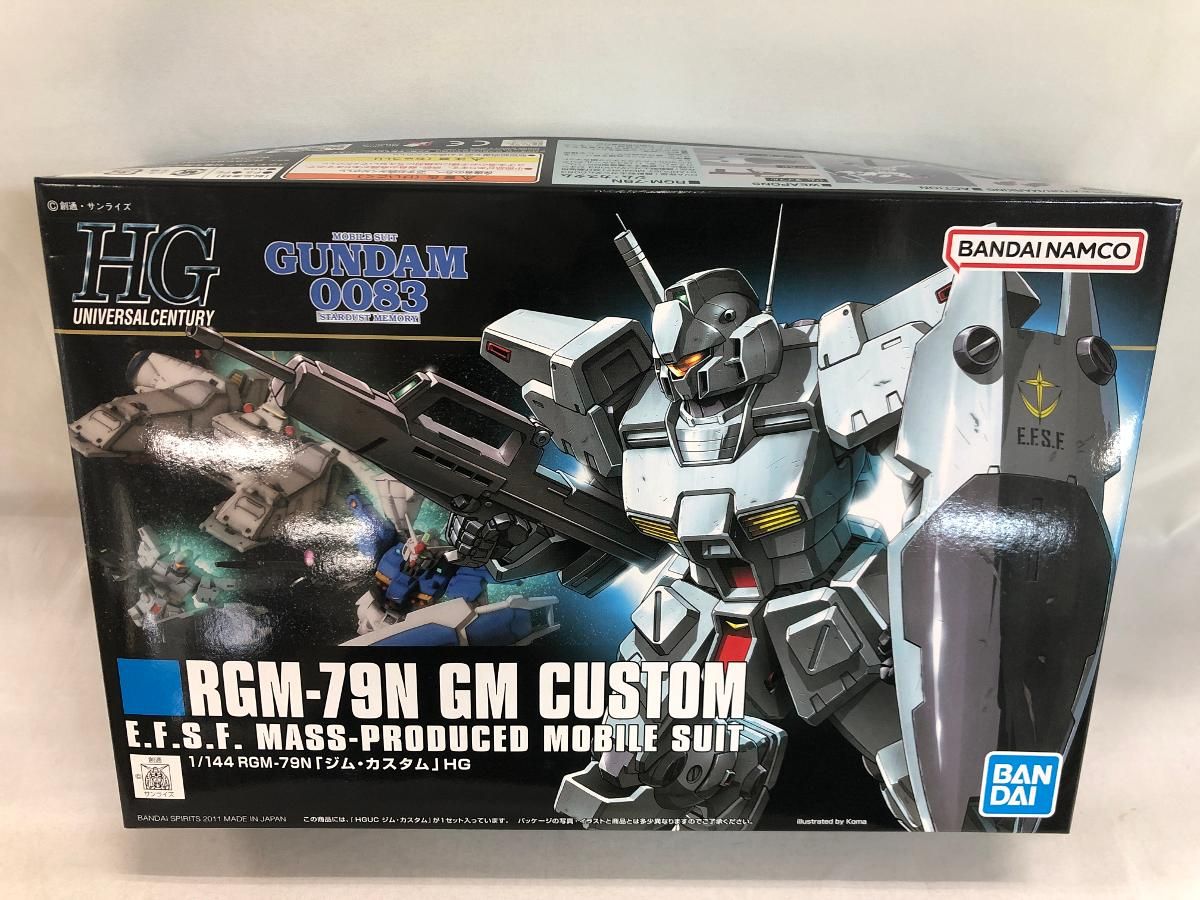 未開封】HGUC 機動戦士ガンダム0083 RGM-79N ジムカスタム 1/144