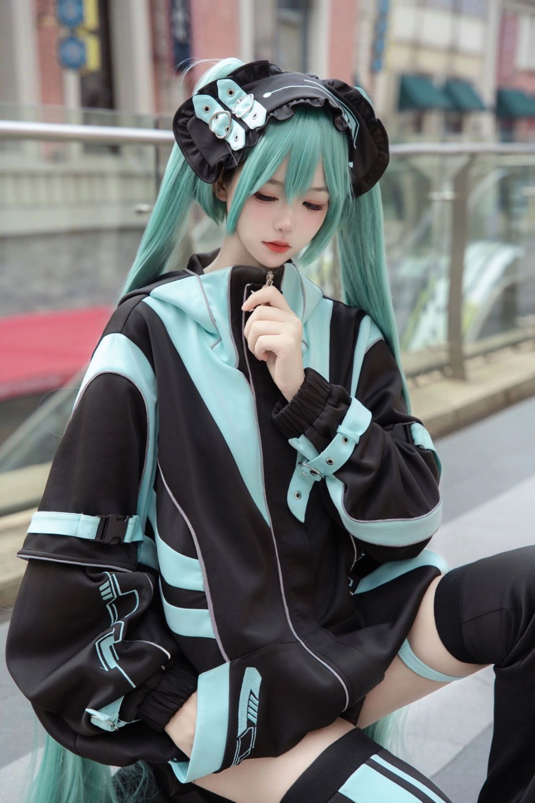 5点セット☆ セットアップ ボカロ 初音ミク コスプレ サブカル 服 原宿