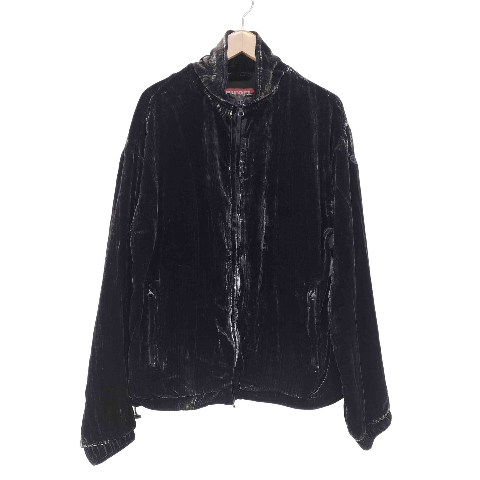 ディーゼル DIESEL 24AW J-SALFORD ベロアジップアップジャケット メンズ  46