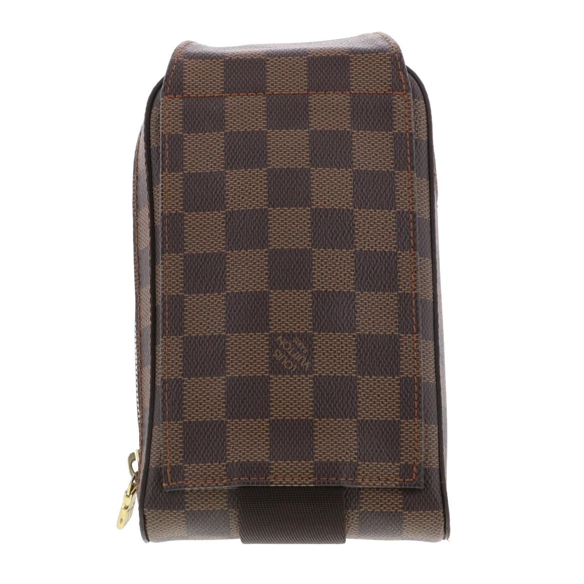 中古】 LOUIS VUITTON （ルイヴィトン） ｼﾞｪﾛﾆﾓｽ バッグ ウェスト/ボディバッグ Damier/Ebene Brown  N51994 used:B - メルカリ