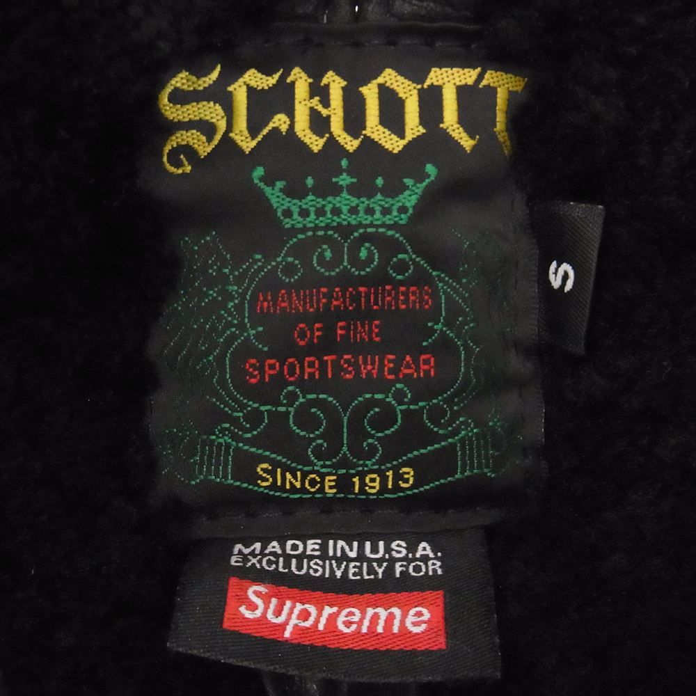 Supreme シュプリーム レザージャケット 16AW × Schott ショット