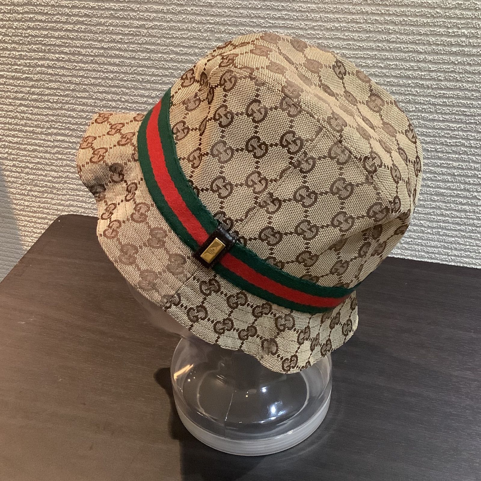 GUCCI グッチ GG 帽子 バケットハット ベージュ S 【公式通販】