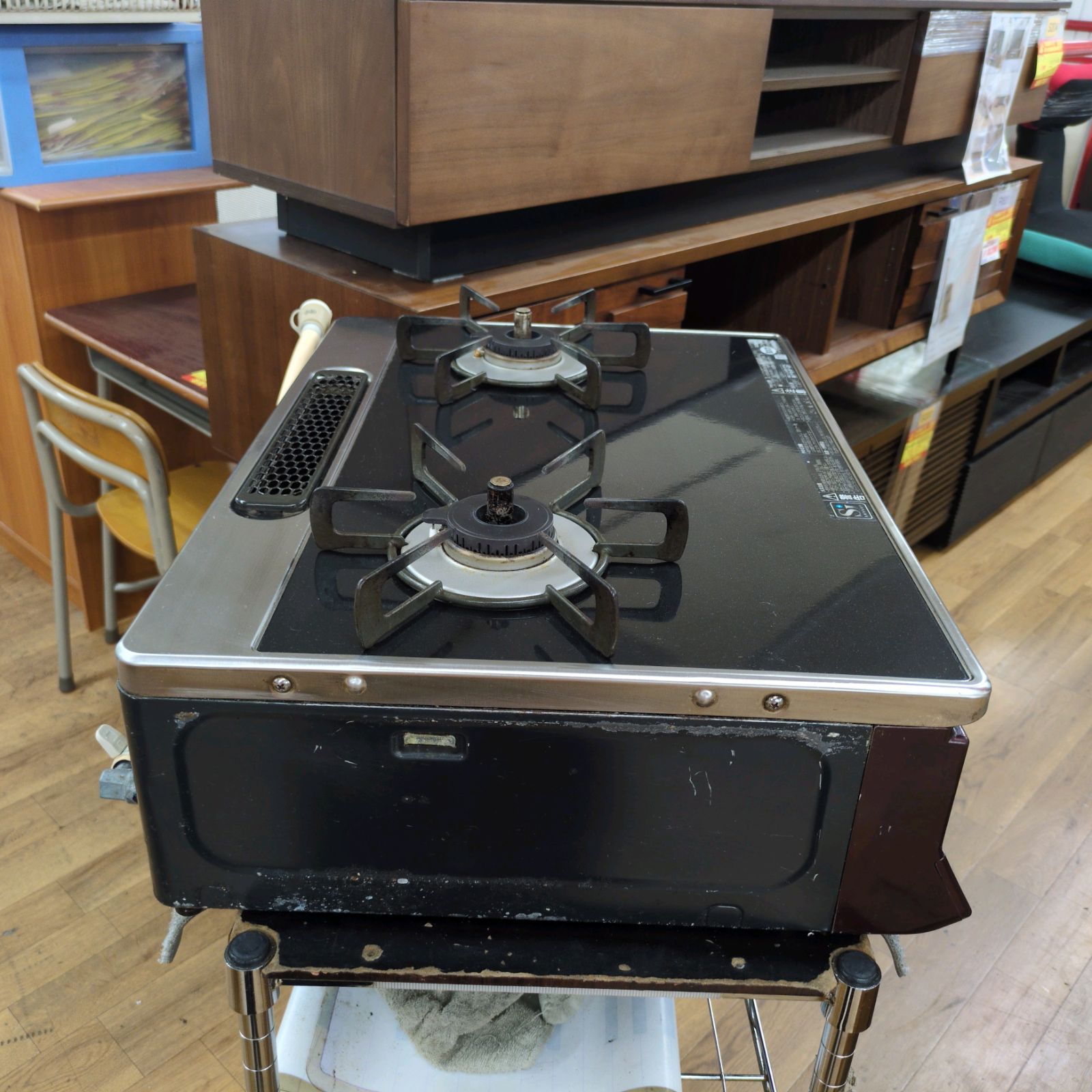 水無し両面焼きグリル