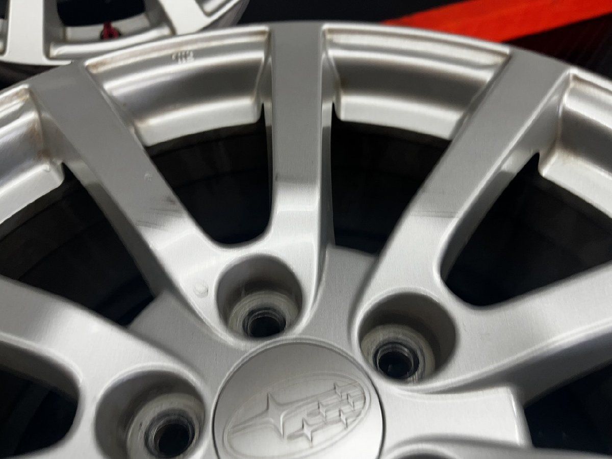 スバル レガシィ BR9 純正ホイール 17インチ 4本 7.5J5HPCD100+55 (SHF004)