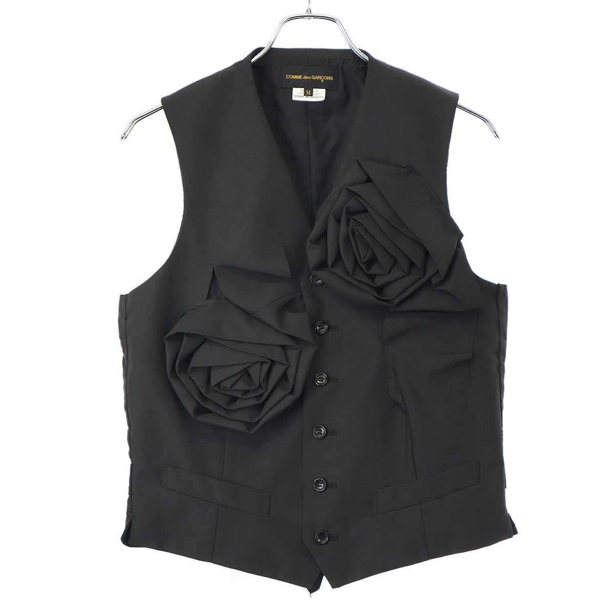 名作 AD2013 コムデギャルソン 立体薔薇 バラ ベスト ジレ 【公式通販】