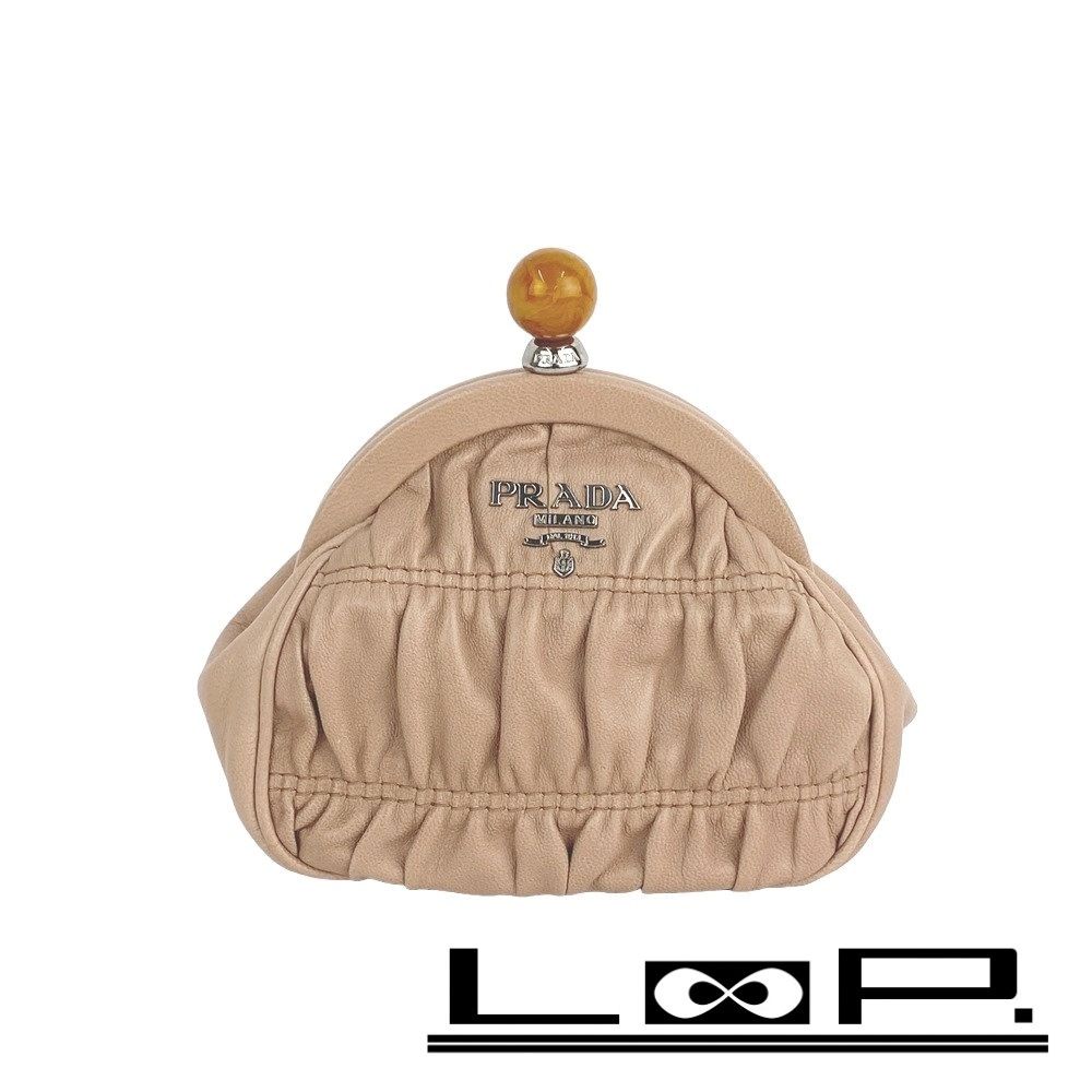 PRADA プラダ ケース 小銭入れ がま口 楽天市場】プラダ ロゴプレート がま口 コインケース ナイロン素材