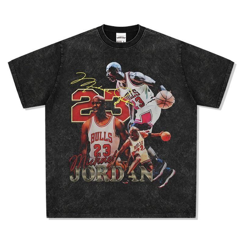 NBA シカゴ ブルズ マイケル ジョーダン ヴィンテージ加工 半袖