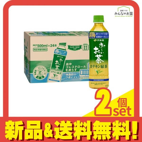 伊藤園 お〜いお茶 おーいお茶 カテキン緑茶 トクホPET 500mL ×24本入 2個セット