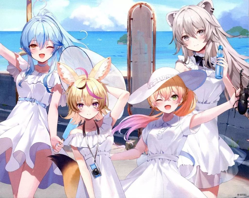 【中古】キャンバスボード・キャンバスアート 5期生 キャンバスボード 「バーチャルYouTuber ホロライブ ホロナツパラダイス POP UP SHOP」