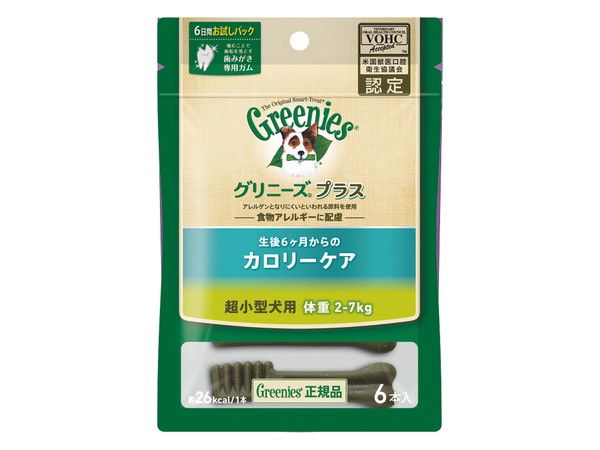 同梱不可 80個セット マースジャパンリミテッド グリニーズプラス カロリーケア 超小型犬用 2-7kg 6本入