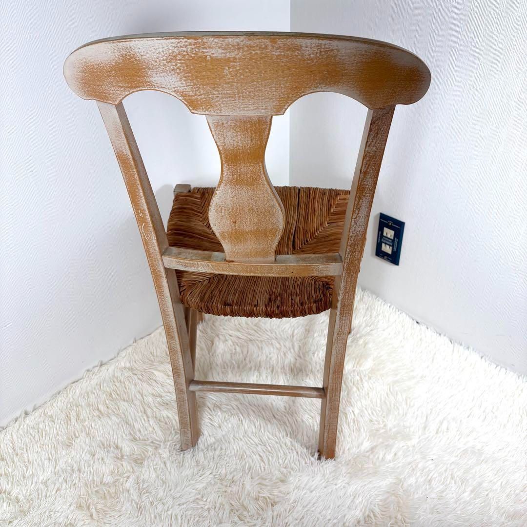 【良品】 ラッシチェア アンティーク ダイニングチェア ペーパーコードチェア 良品】 ラッシチェア アンティーク ダイニングチェア ペーパー