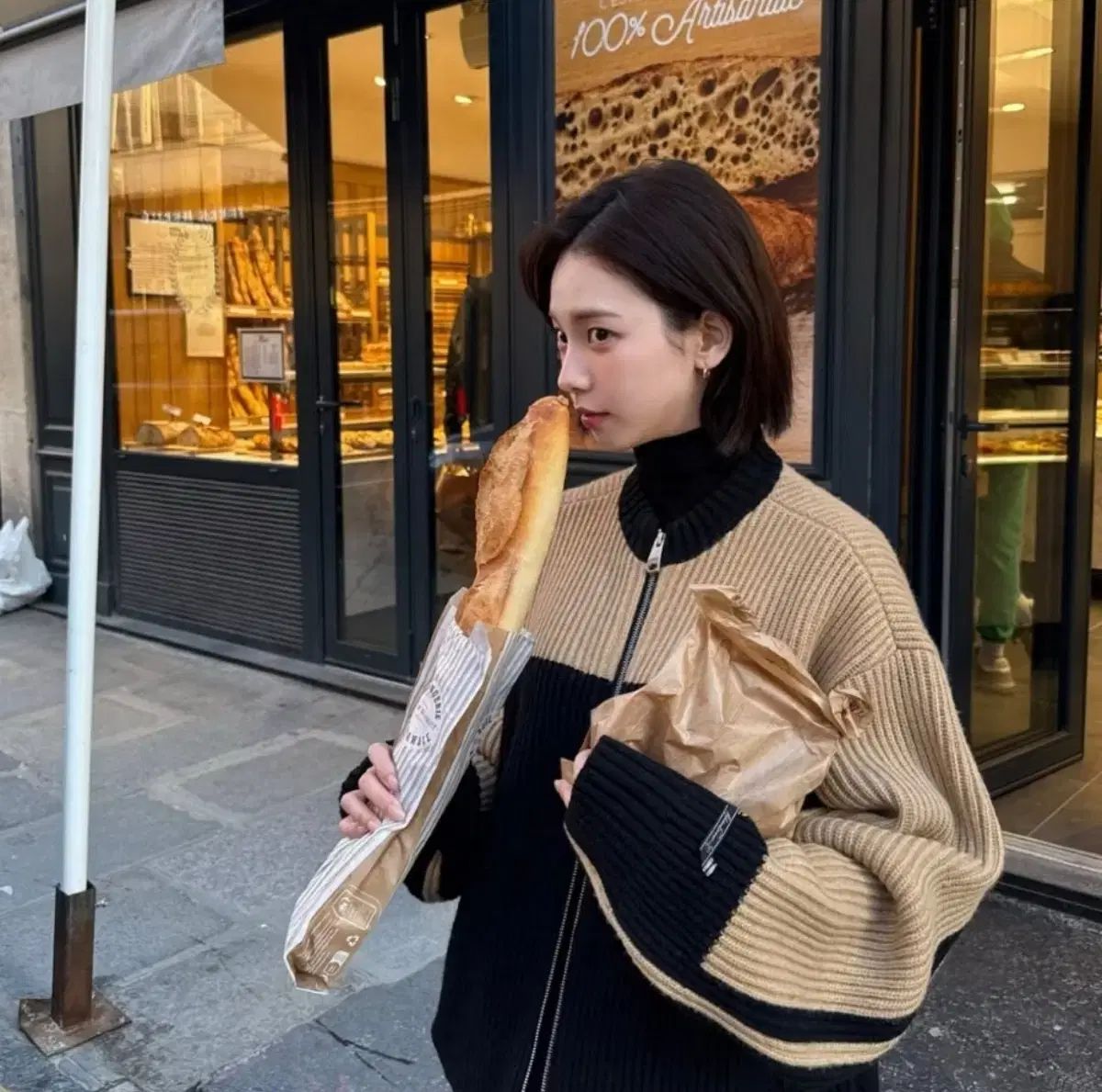 ADER ERROR オフホワイト　ニット　カーディガン ホワイト（白）系 ADERERROR(アーダーエラー) カーディガン