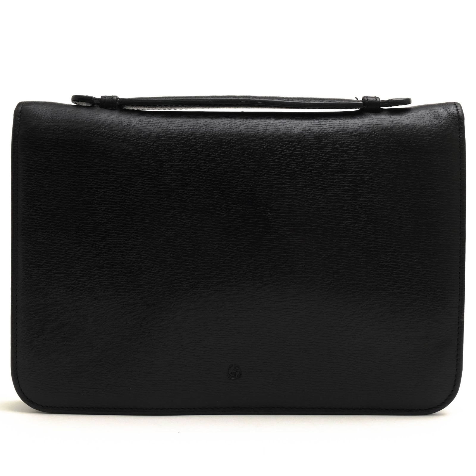 アルマーニ GIORGIO ARMANI バッグ セカンドバッグ クラッチバッグ 鞄 メンズ 男性 男性用 レザー 革 本革 ブラック 黒 YGM077 YC029 P.DOCUMENTI C|ZIP オーガナイザー ラウンドジップ ラウンドファスナー