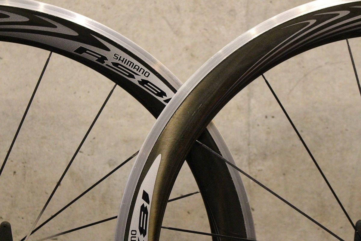 ★SHIMANO RS81 カーボン アルミリム クリンチャーホイール フロント シマノ SHIMANO WH-RS81-C35 アルミ カーボン クリンチャー