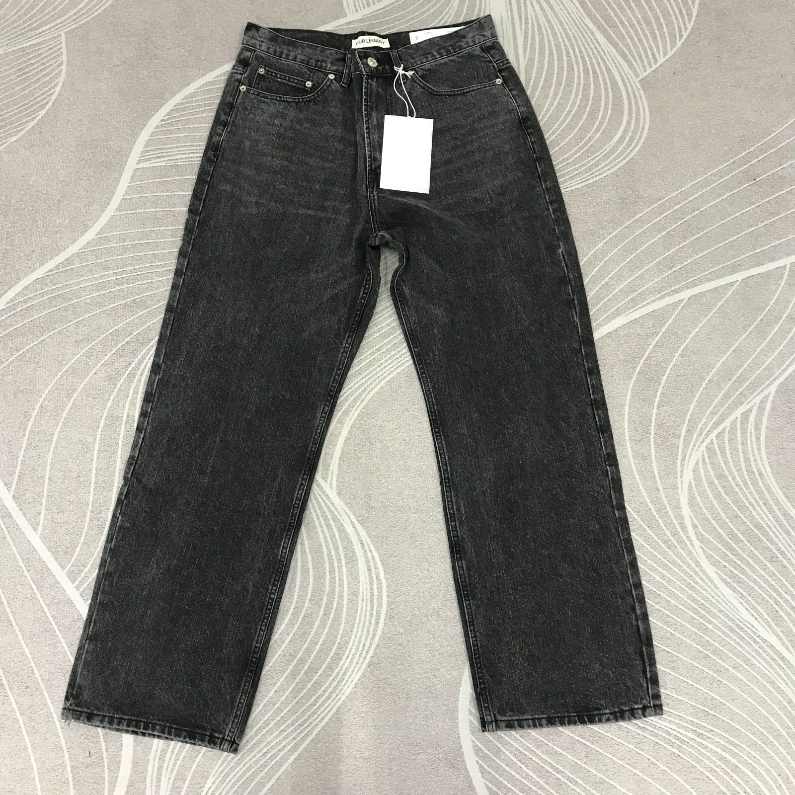 OUR LEGACY / THIRD CUT ブラックデニムパンツ 48