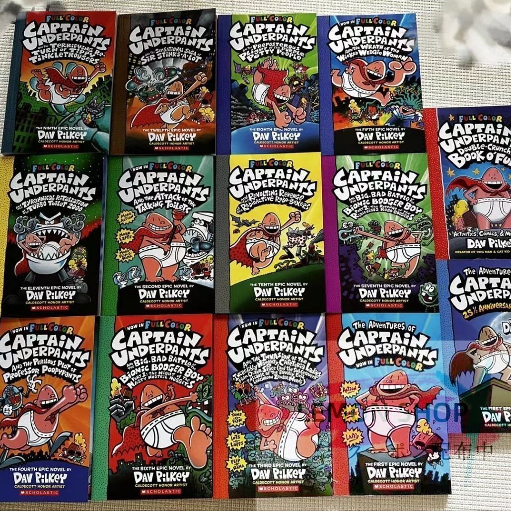 新品未使用 CAPTAIN UNDERPANTS 14冊セット 英語絵本 - メルカリ