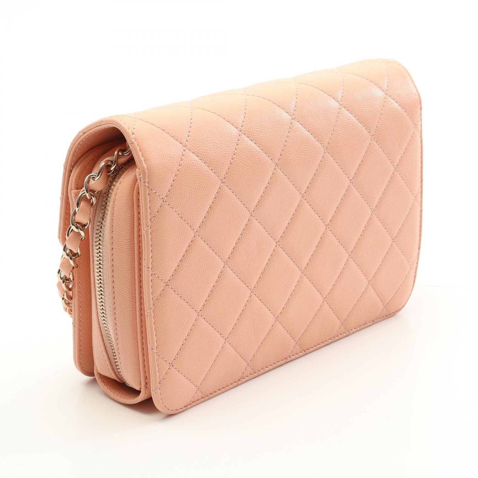 新作CHANELマトラッセ コーラルピンク入手困難★ショルダー直営 新作CHANELマトラッセ コーラルピンク入手困難☆ショルダー直営