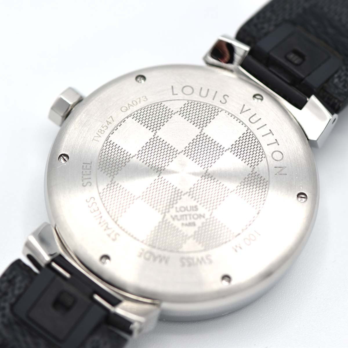 LV 腕時計 LOUIS VUITTON ルイヴィトン タンブール GM ダミエ