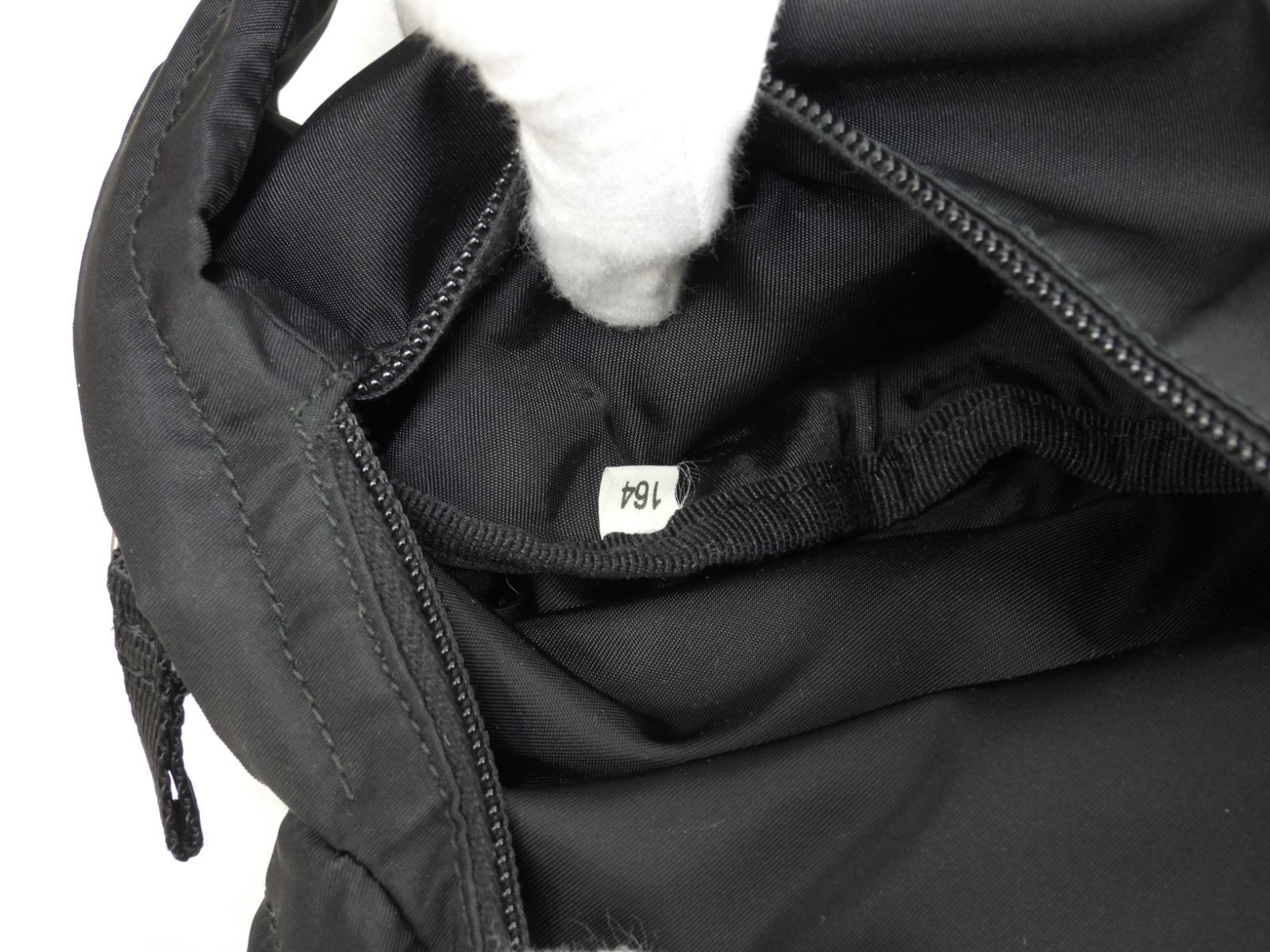 PRADA プラダ 黒ナイロンウエストバッグウエストポーチ164