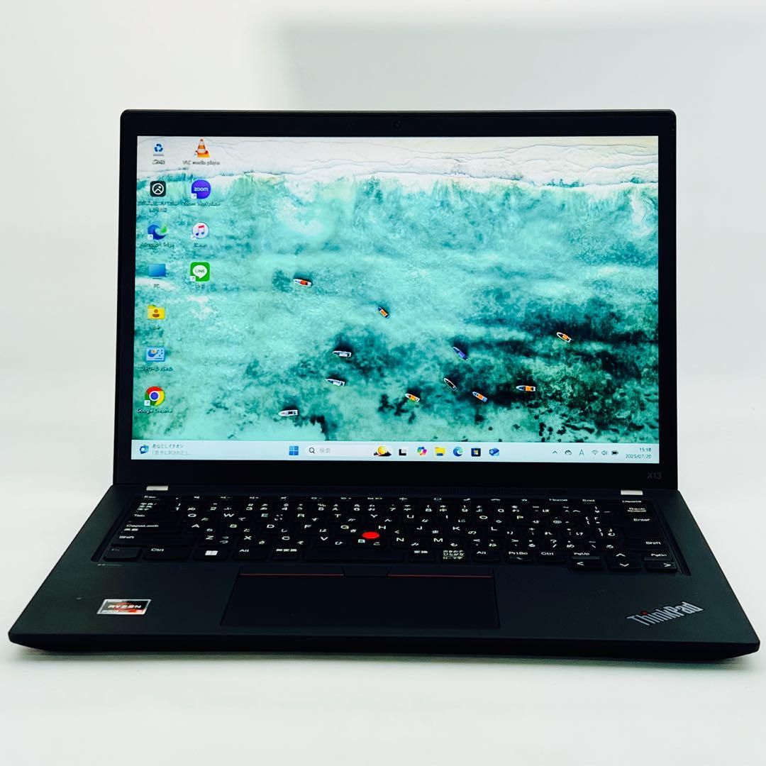 美品‼️ThinkPad X13 Gen2☘Ryzen5 5650☘ノートパソコン Ryzen搭載13.3インチノート「ThinkPad X13 Gen2」が49,800円