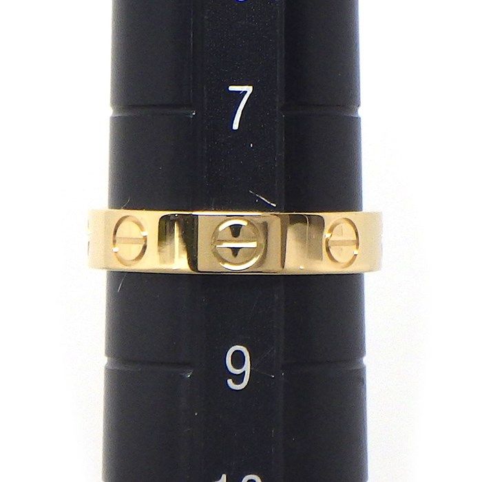 カルティエ Cartier リング ラブ スモールモデル B4085048 K18YG 8号  