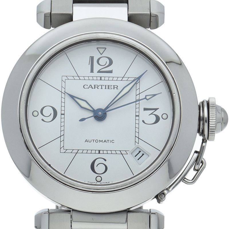 カルティエ パシャC ウォッチ W31074M7 箱 保証書 SS ユニセックス時計  